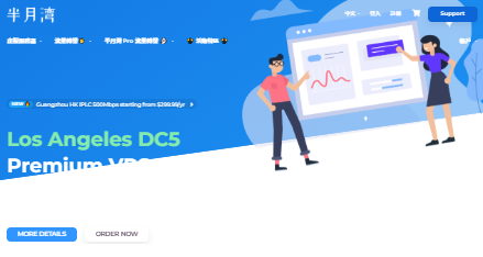 半月湾VPS测评 - 香港、日本、韩国及美国数据中心多重选择-国外VPS测评