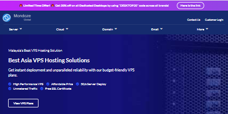 Mondoze VPS优惠抢购！仅$73.99/月，马来西亚双ISP住宅独立服务器，原生IP与100M带宽等你来拿！-国外VPS测评