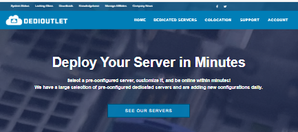 探索DediOutlet：为企业提供稳定、高效的专用服务器解决方案-国外VPS测评